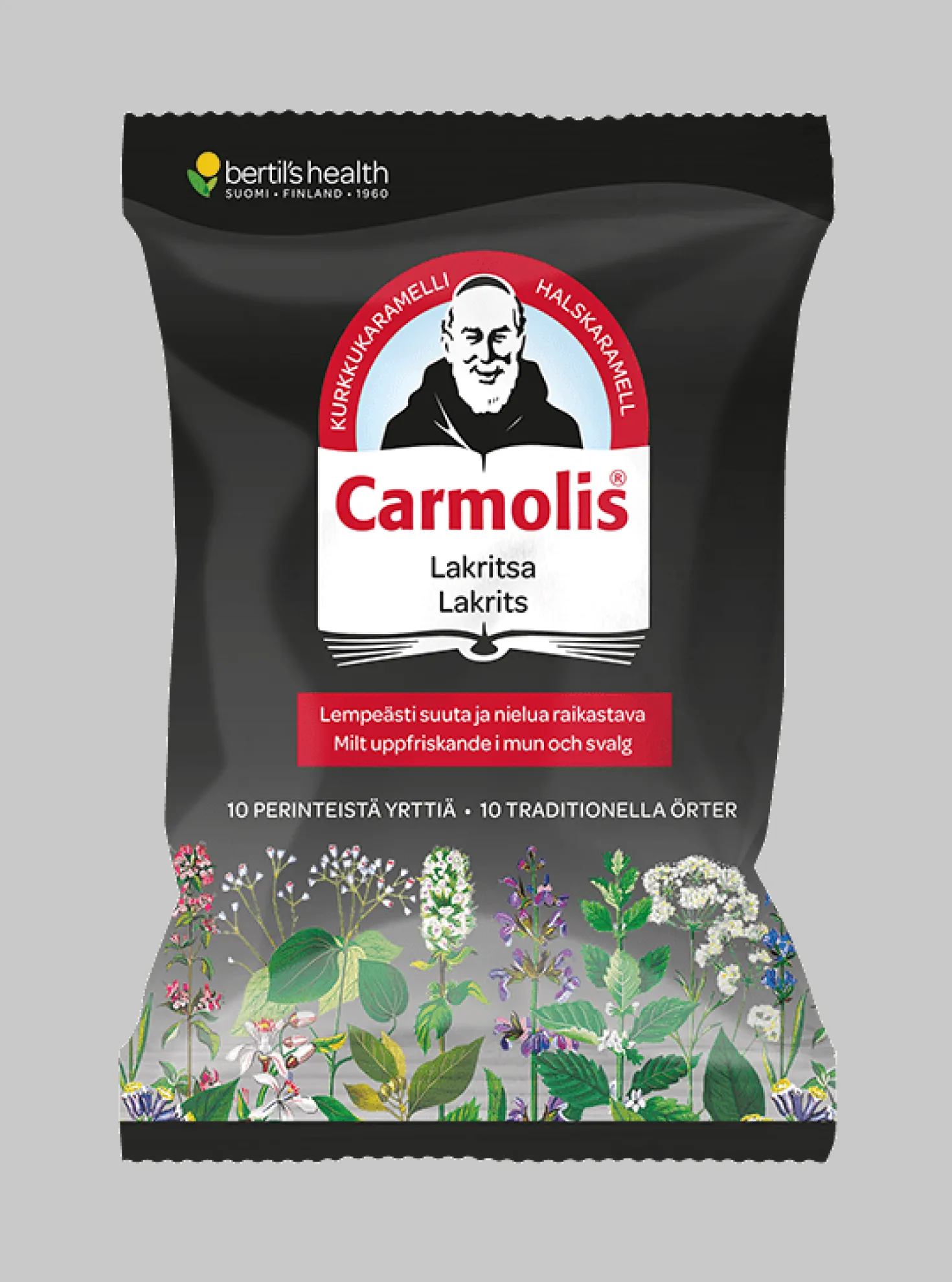 Carmolis Lakritsa Kurkkukaramelli 75 g