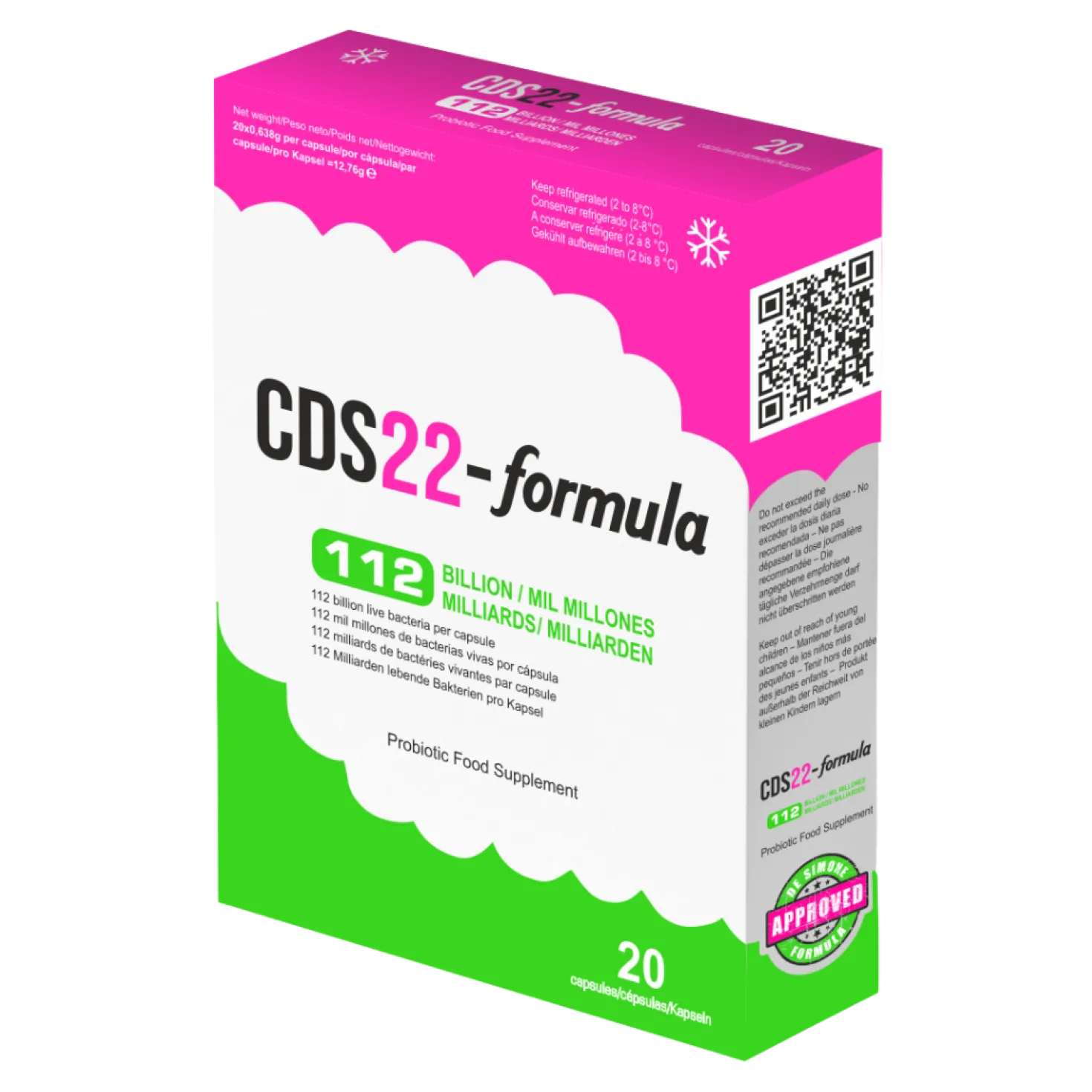 CDS22-formula 112 miljardia - Maitohappobakteeri 20 kaps.