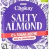 Chokay Salty Almond Chocolate Bar - Tumma Suklaa Suolainen Manteli Sokeriton 70 g