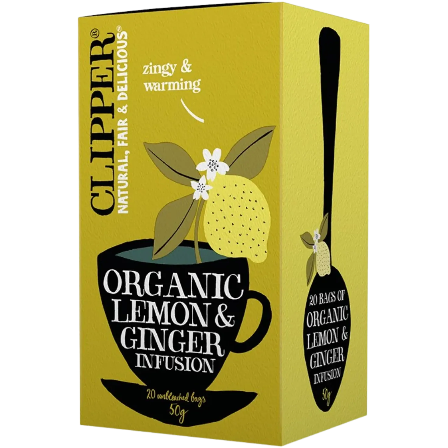 Clipper Lemon & Ginger 20 pss