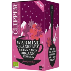 Clipper Warming Cranberry & Cinnamon 20 pss