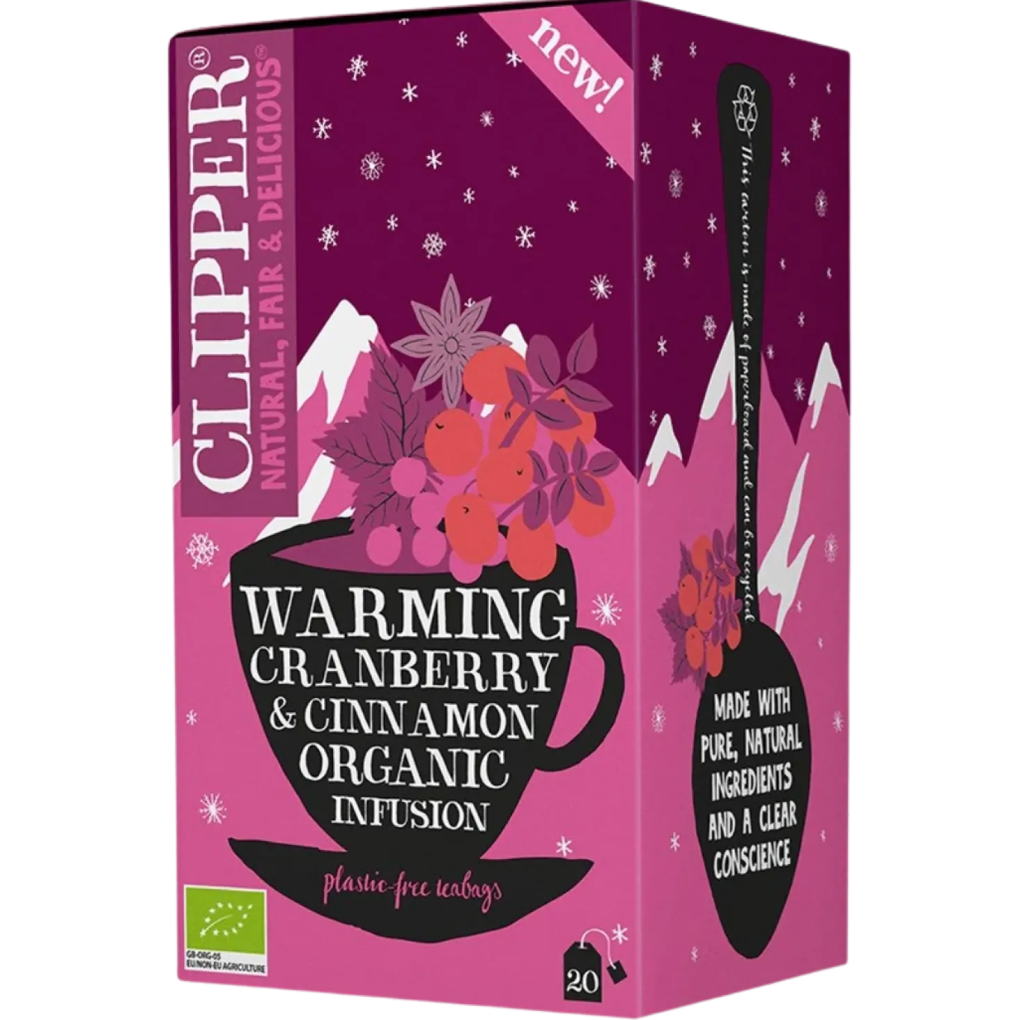 Clipper Warming Cranberry & Cinnamon 20 pss