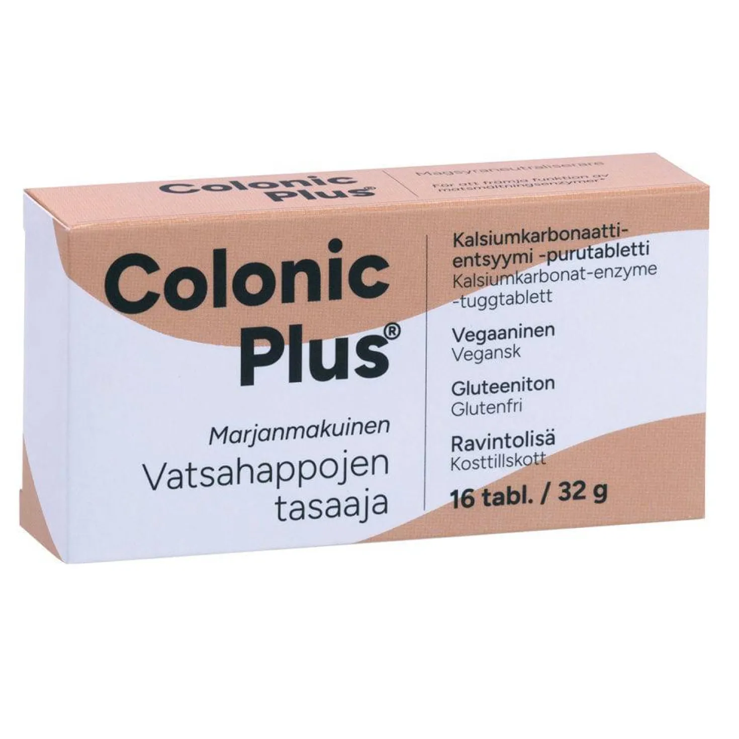 Colonic Plus Vatsahappojen tasaaja 16 tabl.