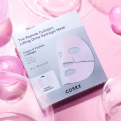 COSRX The Peptide Collagen Lifting Glow Hydrogel Mask - Kasvonaamio 3 kpl