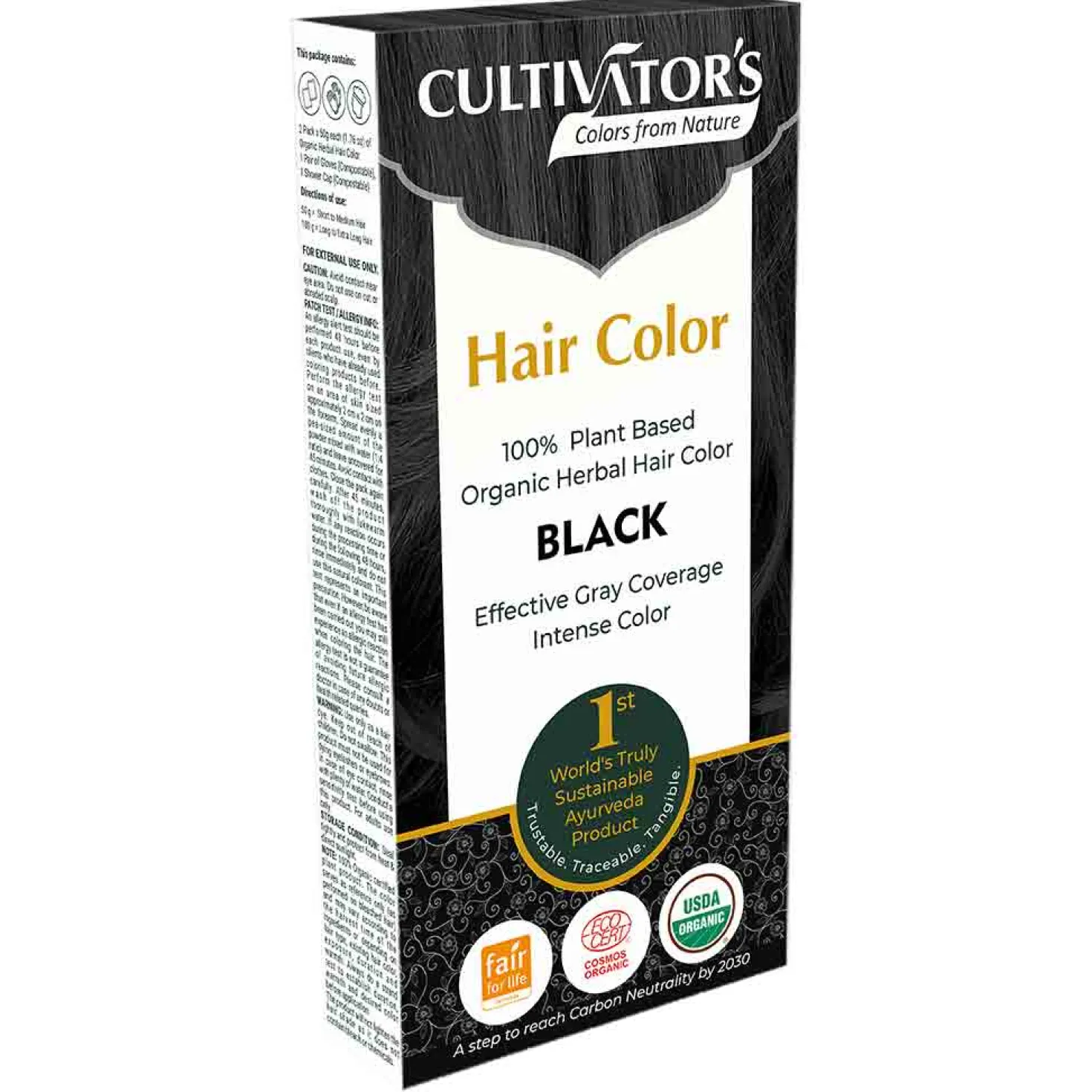 Cultivators Hair Color Black - Kasvihiusväri 100 g