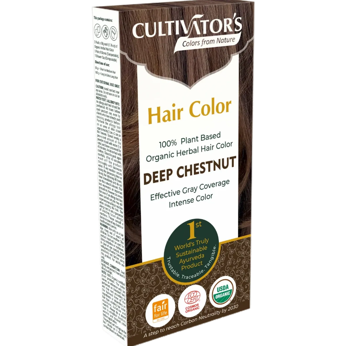 Cultivators Hair Color Deep Chestnut - Kasvihiusväri 100 g