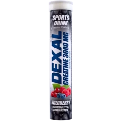 Dexal Sport Nutrition Creatine 3000 mg - Kreatiini 12 Poretablettia Metsämarja