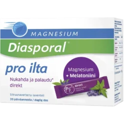 Diasporal Magnesium Pro Ilta - Magnesium + Melatoniini 20 pss