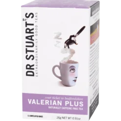 Dr Stuart's Valerian Plus 15 teepussia - erä