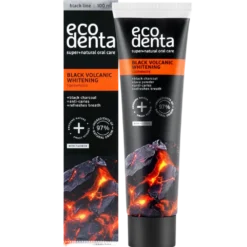 Ecodenta Black Volcanic Whitening Toothpaste - Valkaiseva Hammastahna 100 ml