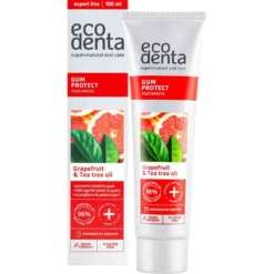 Ecodenta Gum Protect Toothpaste Grapefruit & Tea Tree Oil - Ikeniä suojaava hammastahna 100 ml