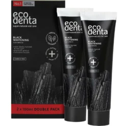 Ecodenta Hiilihammastahna - Tuplapakkaus 2 x 100 ml