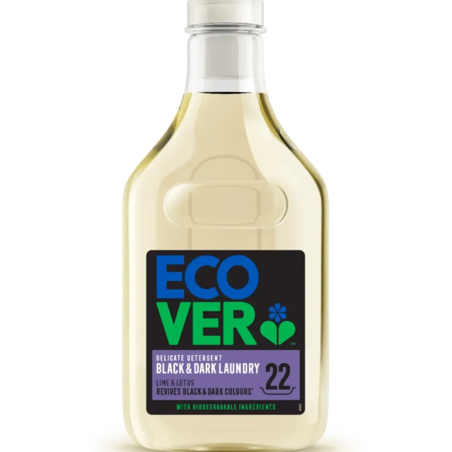 Ecover Pyykinpesuneste Black & Dark Lime & Lootus 1000 ml