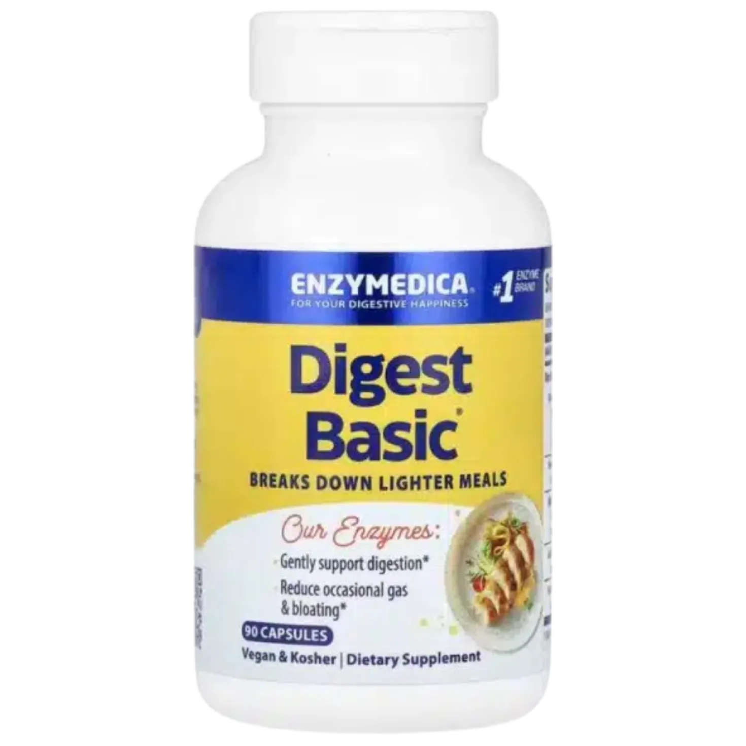 Enzymedica Digest Basic - Ruoansulatusentsyymi 90 kaps.