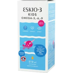 Eskio-3 Kids Omega-3 Kalaöljy 210 ml - Maku tuttifrutti