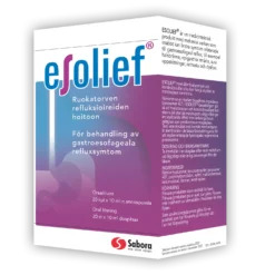 Esolief - Viinirypäleen makuinen liuos närästyksen hoitoon 20 x 10 ml