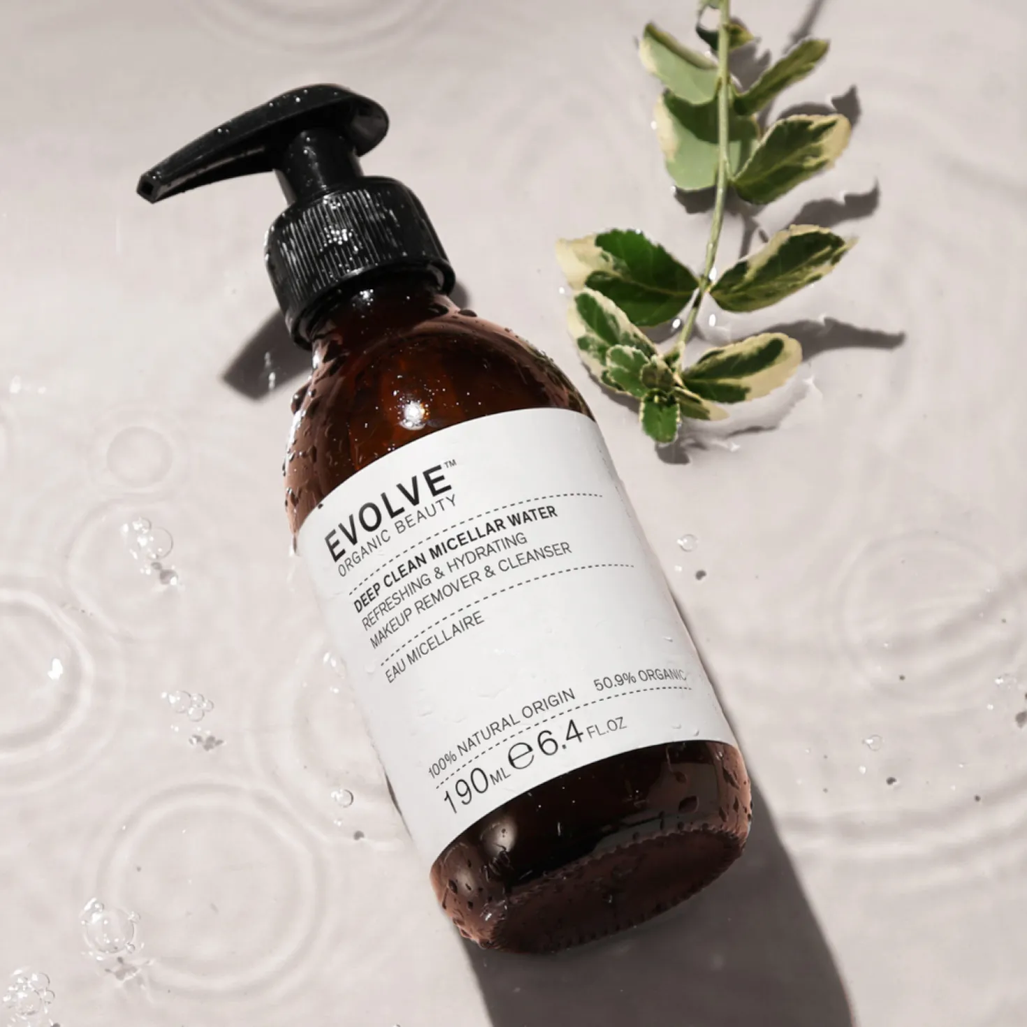 Evolve Organic Beauty Deep Clean Micellar Water - Misellivesi 190 ml