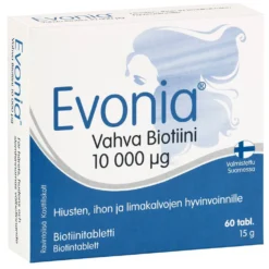 Evonia Vahva Biotiini 10 000 µg 60 tabl.
