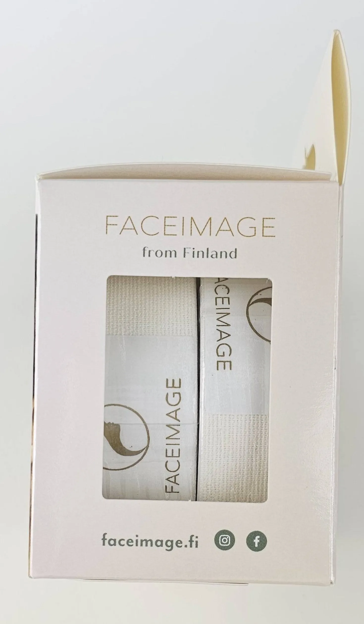 Faceimage Kinesioteippi kasvoille Regular 2 x 2,5 cm x 5 m