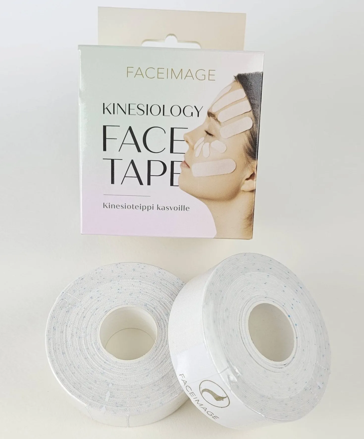 Faceimage Kinesioteippi kasvoille Regular 2 x 2,5 cm x 5 m