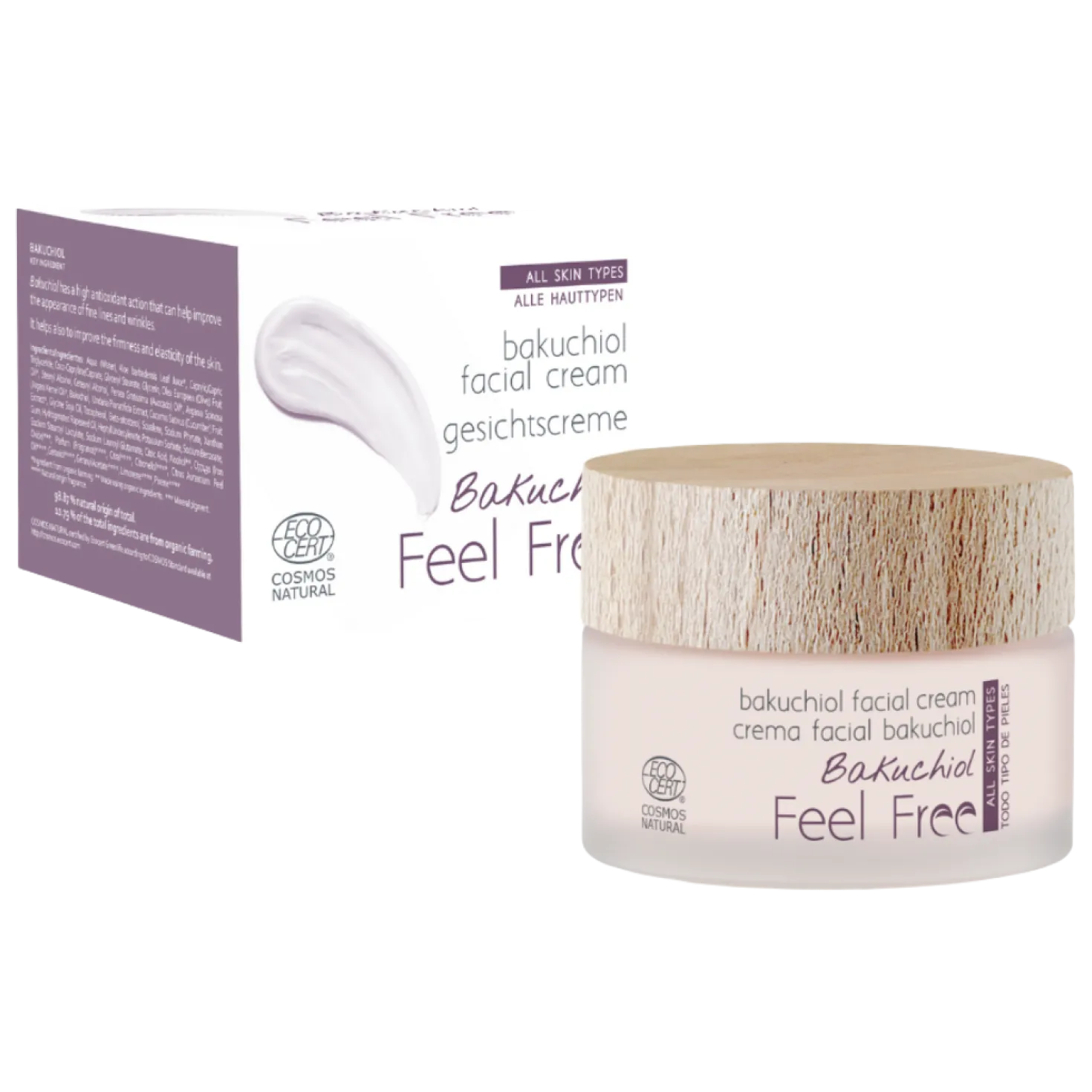 Feel Free Bakuchiol Facial Cream - 24H Hoitovoide 50 ml