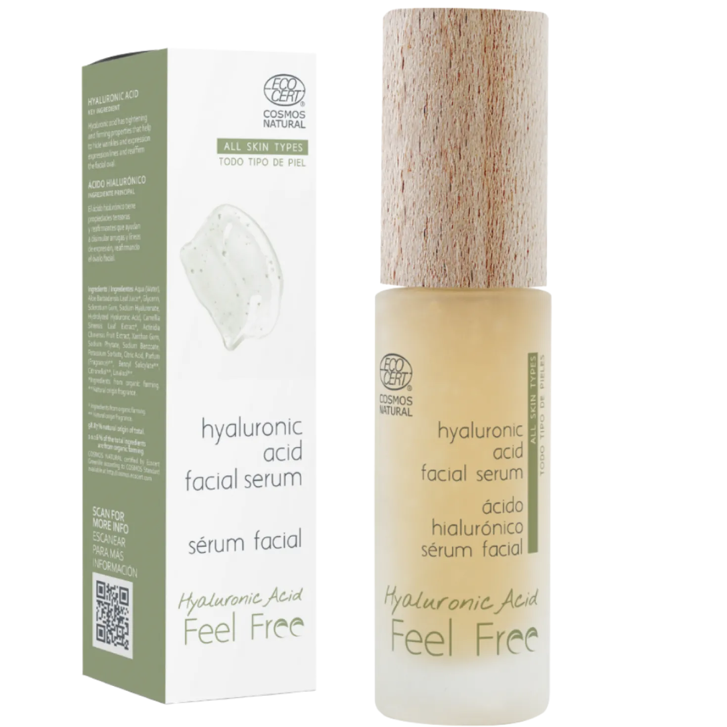 Feel Free Hyaluronic Acid Facial Serum - Seerumi 30 ml