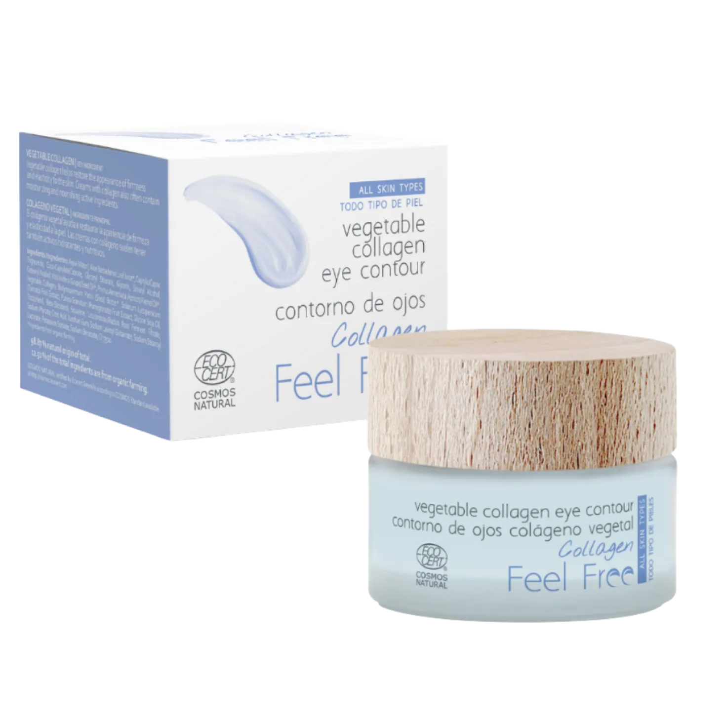 Feel Free Vegetable Collagen Eye Contour - Silmänympärysvoide 30 ml