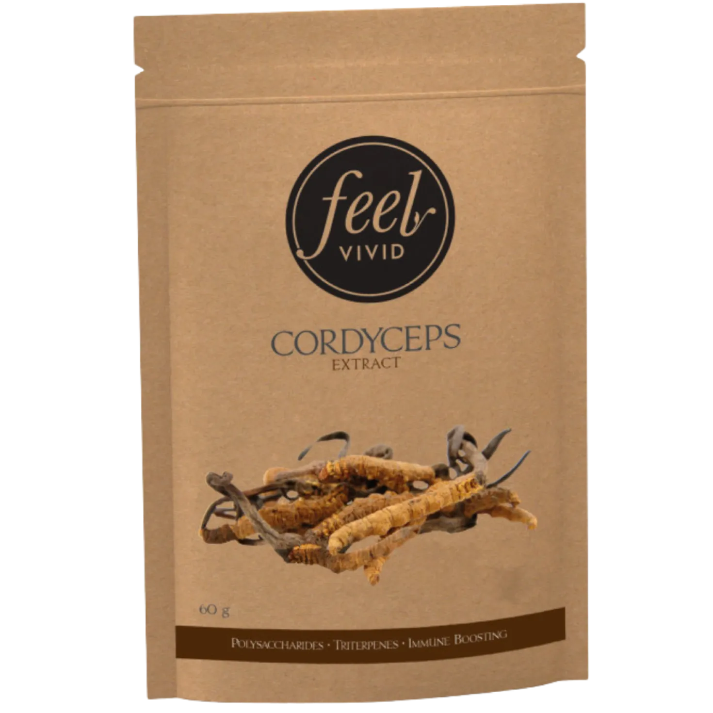 Feel Vivid Cordyceps -uutejauhe 60 g