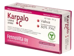FennoVita Karpalo + C + Sinkki 60 kaps.
