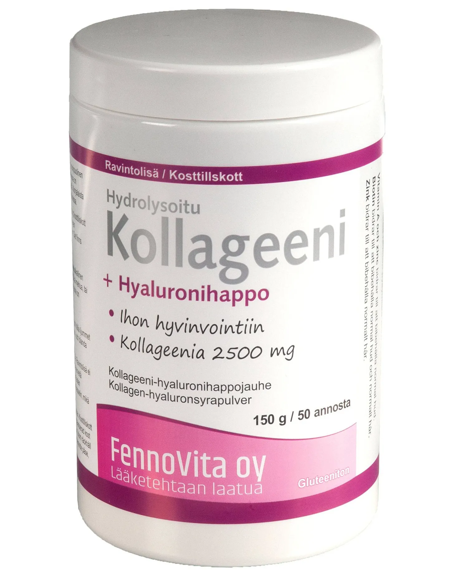 FennoVita Kollageeni + Hyaluronihappo 150 g