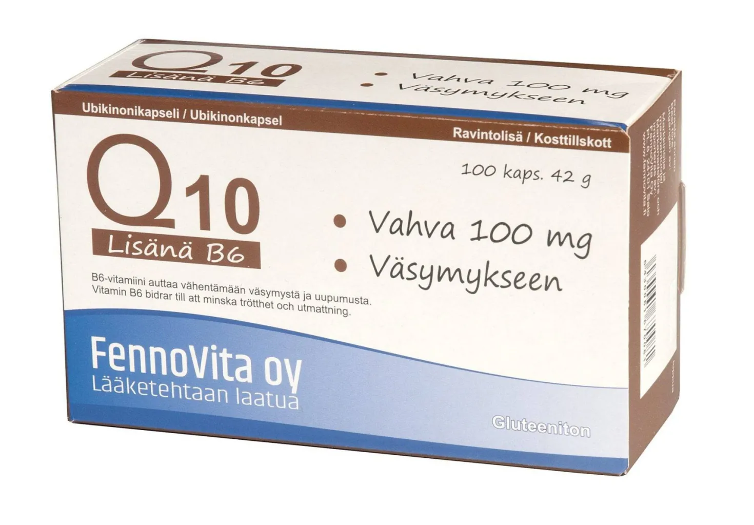 FennoVita Q10 + B6 100 mg 100 kaps.