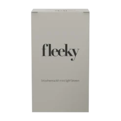 Fleeky Browhenna Kit Mini - Kulmien Kestoväri Light Brown