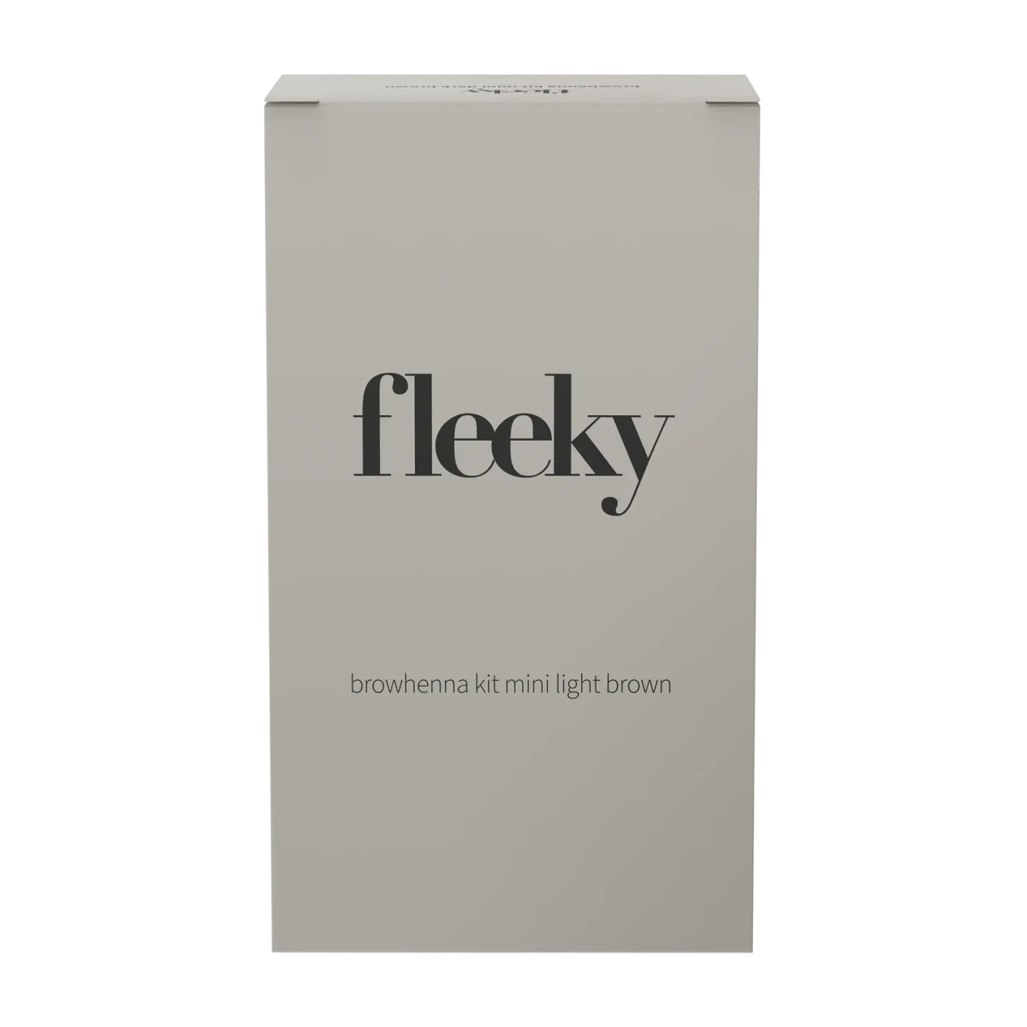 Fleeky Browhenna Kit Mini - Kulmien Kestoväri Light Brown