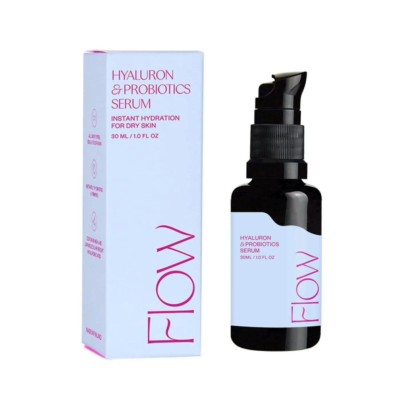 Flow Hyaluron & Probiotics - kasvoseerumi 30 ml