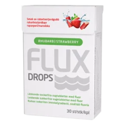 Flux Drops Raparperi & Mansikka 30 kpl