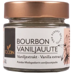 Foodin Bourbon vaniljauutejauhe, Luomu 50 g