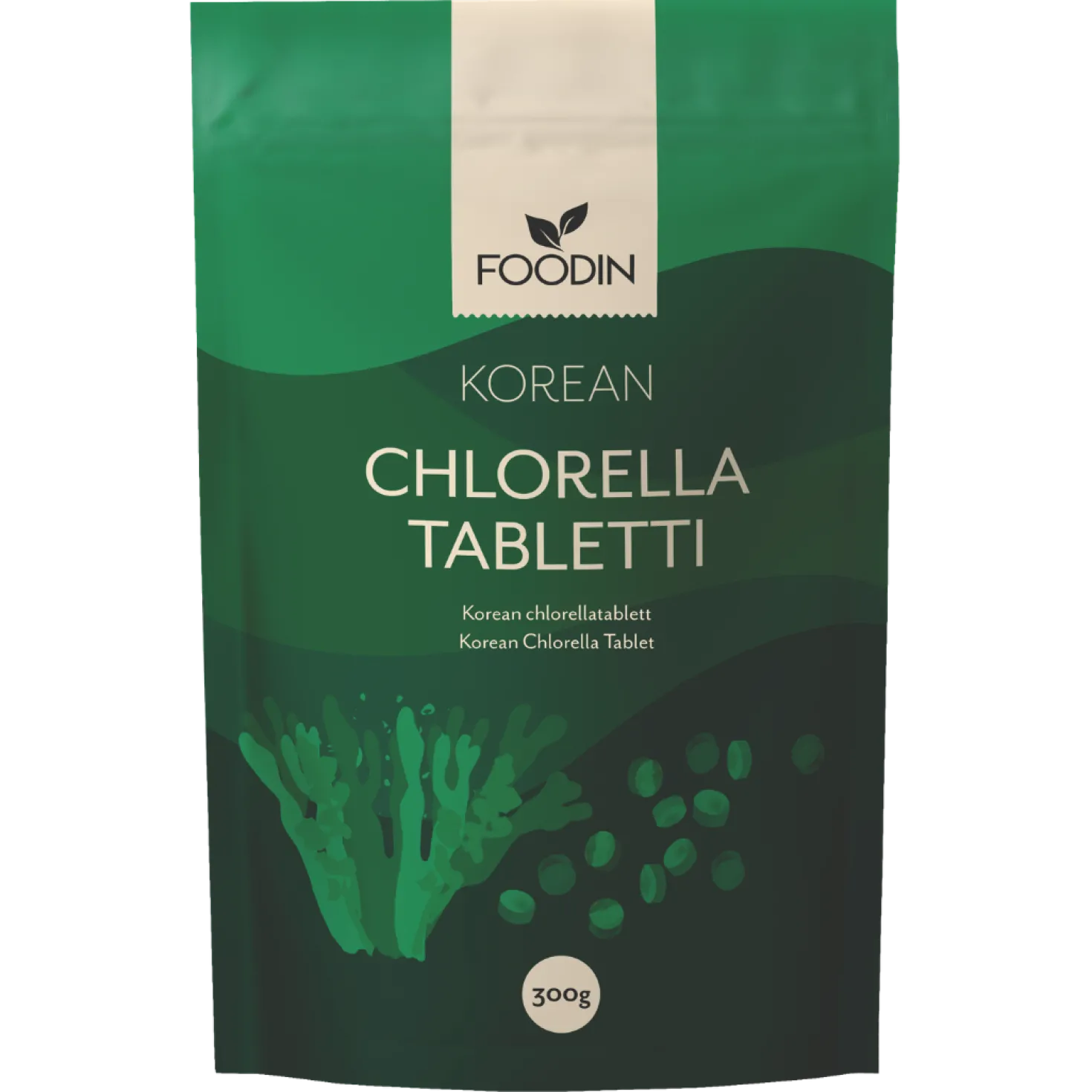 Foodin Korean Chlorella tabletti 300 g