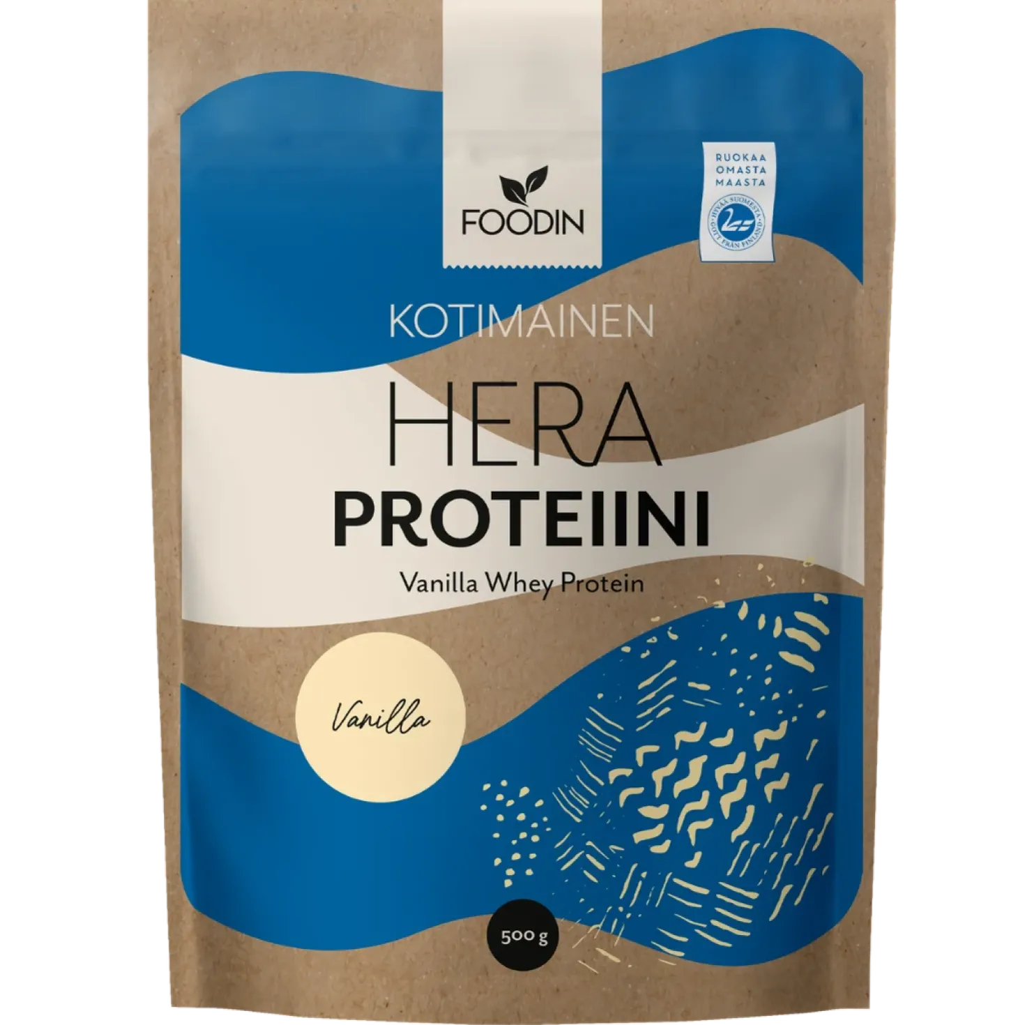 Foodin Kotimainen Heraproteiini Vanilja 500 g