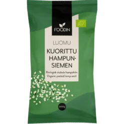 Foodin Kuorittu Hampunsiemen Luomu 200 g