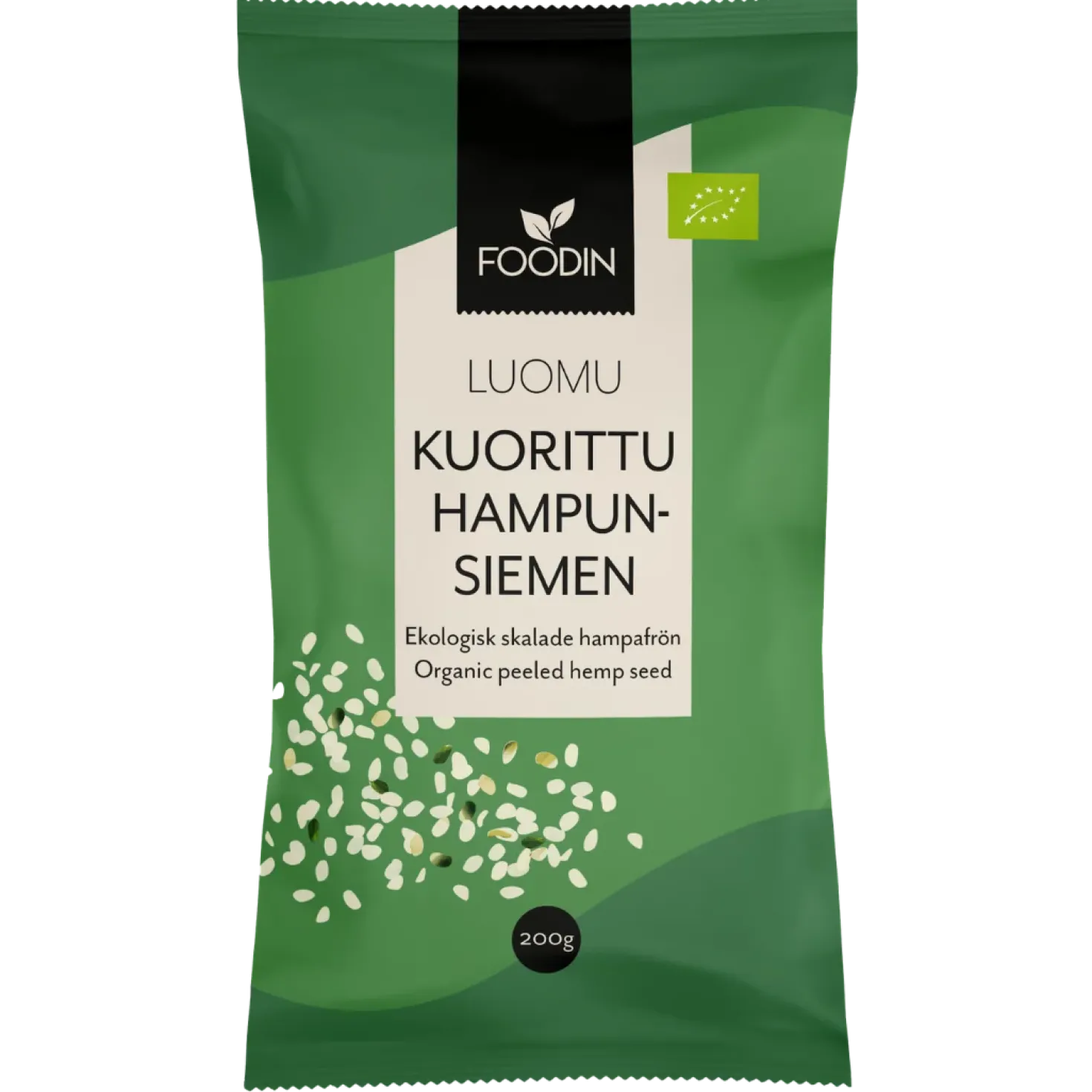 Foodin Kuorittu Hampunsiemen Luomu 200 g
