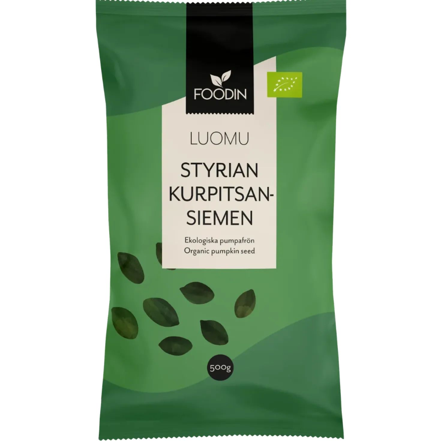 Foodin Kurpitsansiemen Luomu 500 g