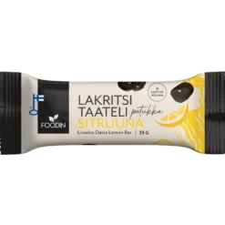 Foodin Lakritsitaatelipatukka Sitruuna 35 g
