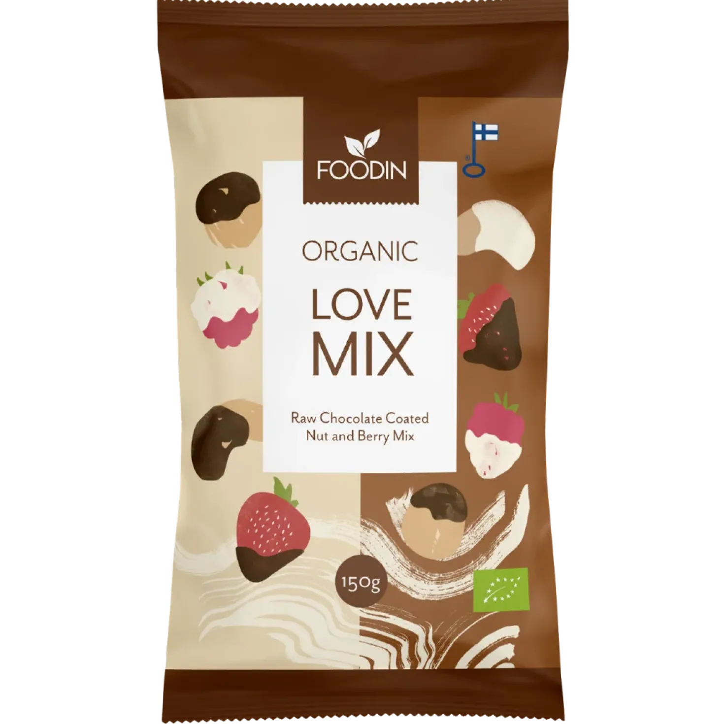 Foodin Love-Mix Raakasuklaasekoitus 150 g