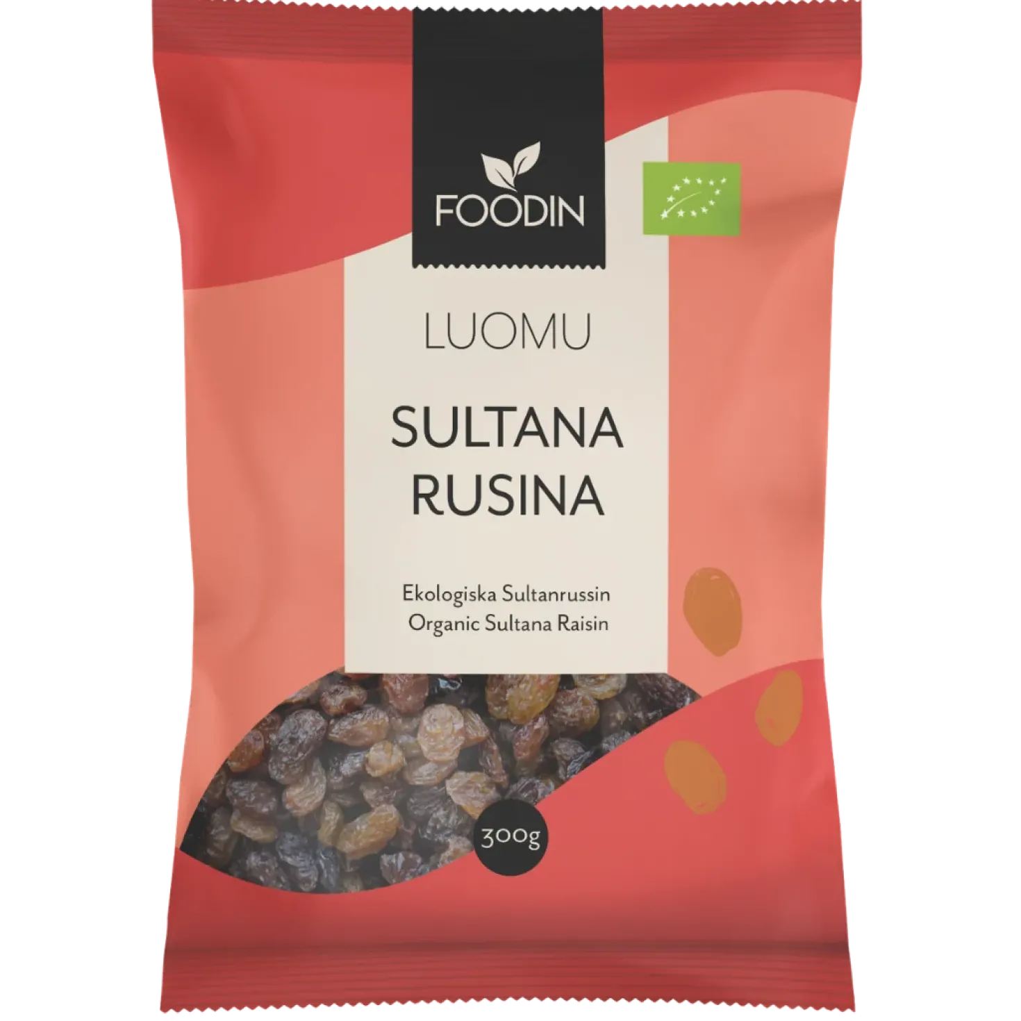 Foodin Luomu Sultana Rusina 300 g