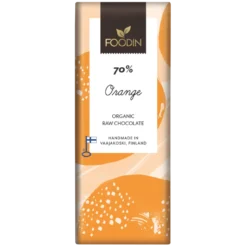 Foodin Orange raakasuklaa 70%
