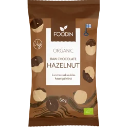Foodin Raakasuklaa Hassel Luomu 60 g
