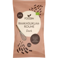 Foodin Raakasuklaarouhe Dark 100 g