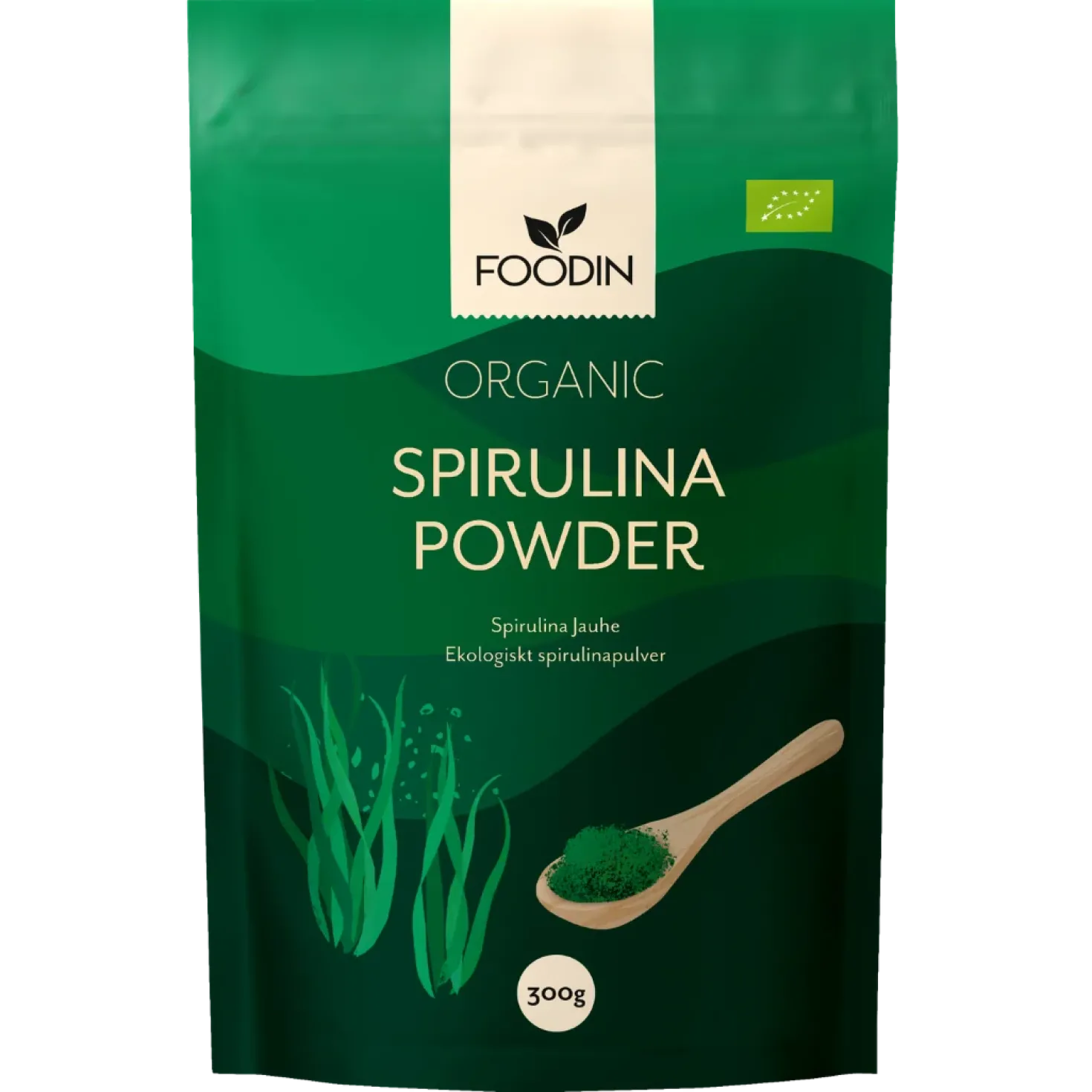 Foodin Spirulinajauhe Luomu 300 g
