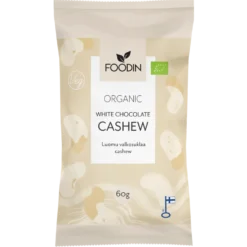 Foodin Valkosuklaa Cashew Luomu 60 g
