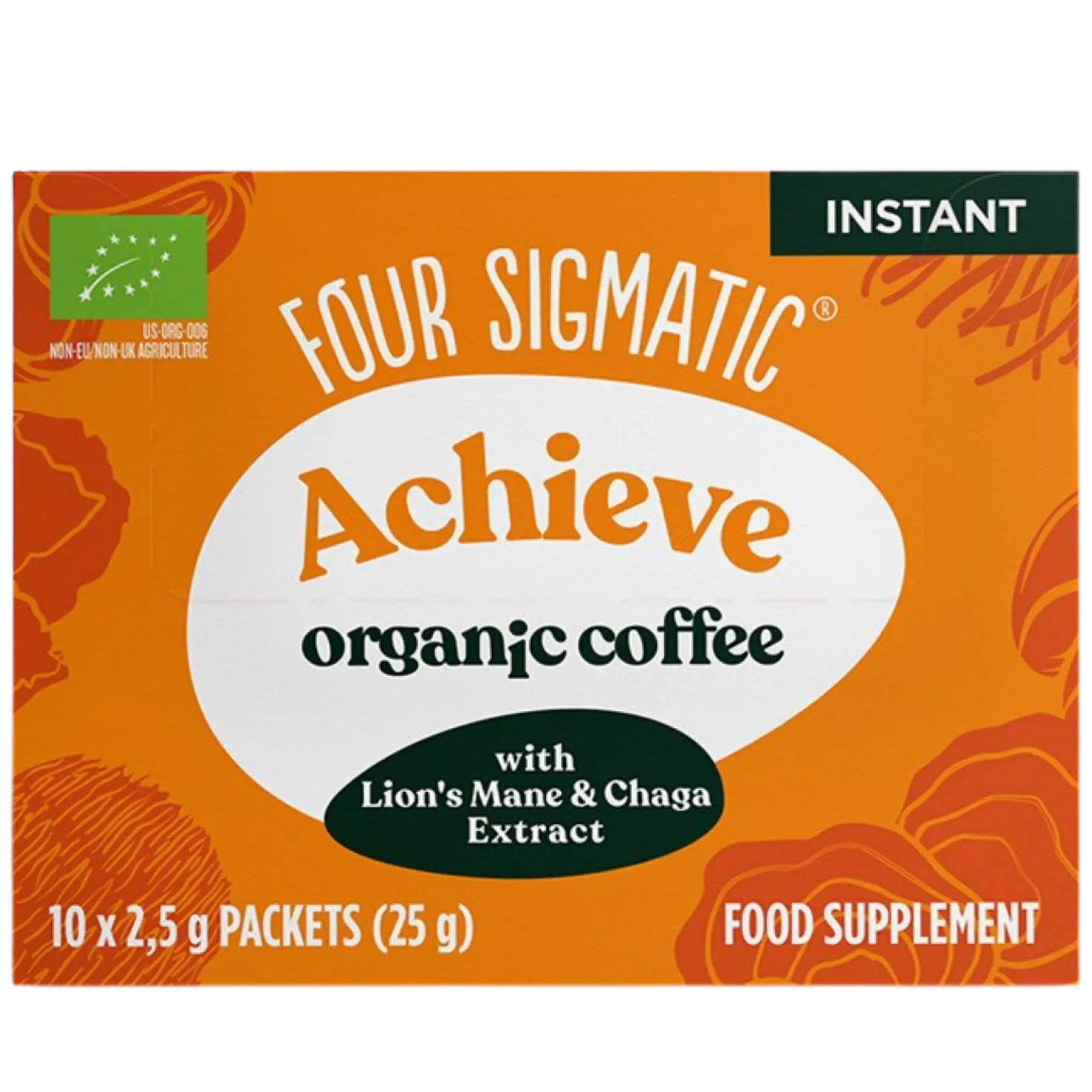 Four Sigmatic Achieve - Sieni-kahvijuomajauhe 10 annospussia